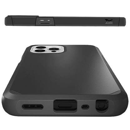 For Motorola Moto G Stylus 5G 2025 Premium Slim Tough 2in1 Hybrid Case Dual-Layer PC TPU Rubber Armor with Shockproof Protection Case Cover Black