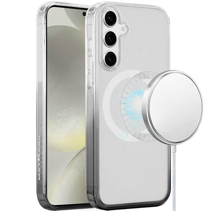 Transparent Two Tone Gradiant Magnetic Space [Compatible with Magsafe] Hybrid Shockproof Protective