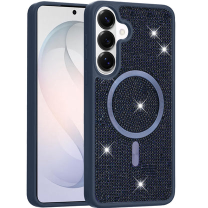 Phone Case for Samsung Galaxy S26+ / S26 Plus Magnetic Bling Diamond Sparkle Hybrid Shockproof Rugged Grip Durable Protection Anti-Slip Armor Design Cover