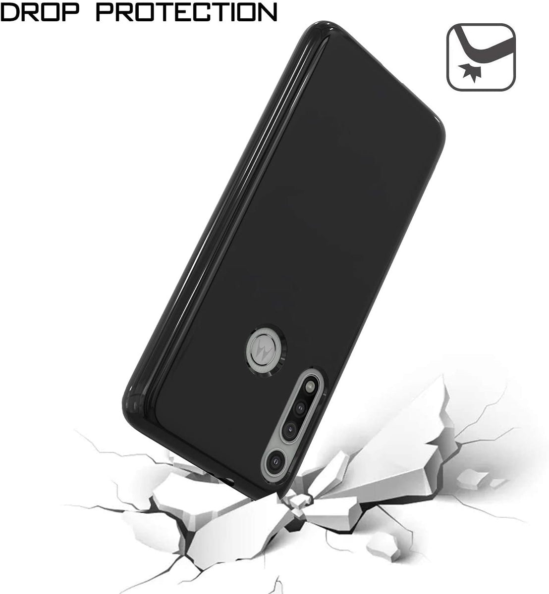 For Samsung Galaxy S25+ S25 Plus /S24+ Slim Thin TPU Gel Rubber Protective Case Soft Skin Flexible Candy Gummy Protective Hybrid Case Cover Black