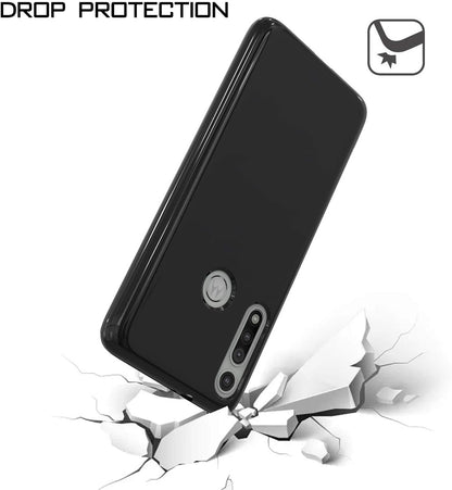 For Apple iPhone 16 (6.1") Slim Thin Silicone Soft Skin Flexible TPU Gel Rubber Candy Gummy Protective Hybrid Case Cover Black