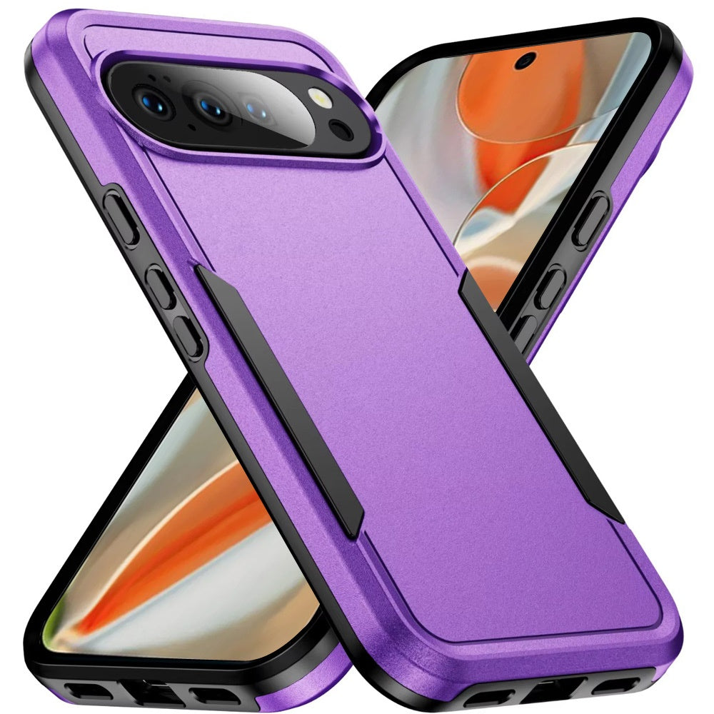 For Google Pixel 10 Pro XL Hybrid Rugged Hard Shockproof Drop-Proof with 2 Layer Protection, Military Grade Heavy-Duty Armor Design Case Cover