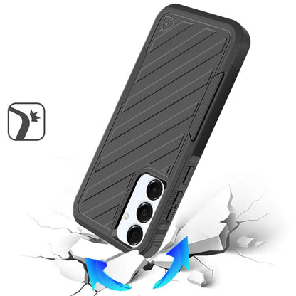 Hybrid lined shockproof dual layer Rugged 2in1 Hard PC & Silicone TPU Non Slip Textured Tough Armor
