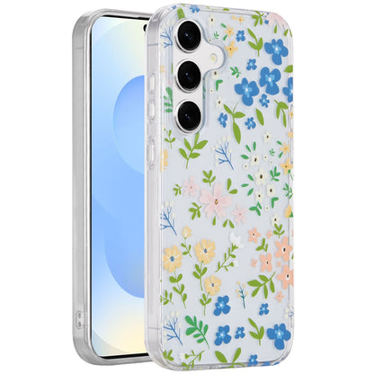 For Samsung Galaxy S25 /S24 Fashion Layer Design Slim IMD TPU Protective, Shockproof Hybrid Stylish Durable Hard PC Case Cover