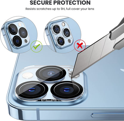 For Samsung Galaxy A17 5G Camera Lens Protector HD Clear 2.5D Tempered Glass with Black Edge, Case-Friendly, Ultra-Thin, Easy to Install Protector Black