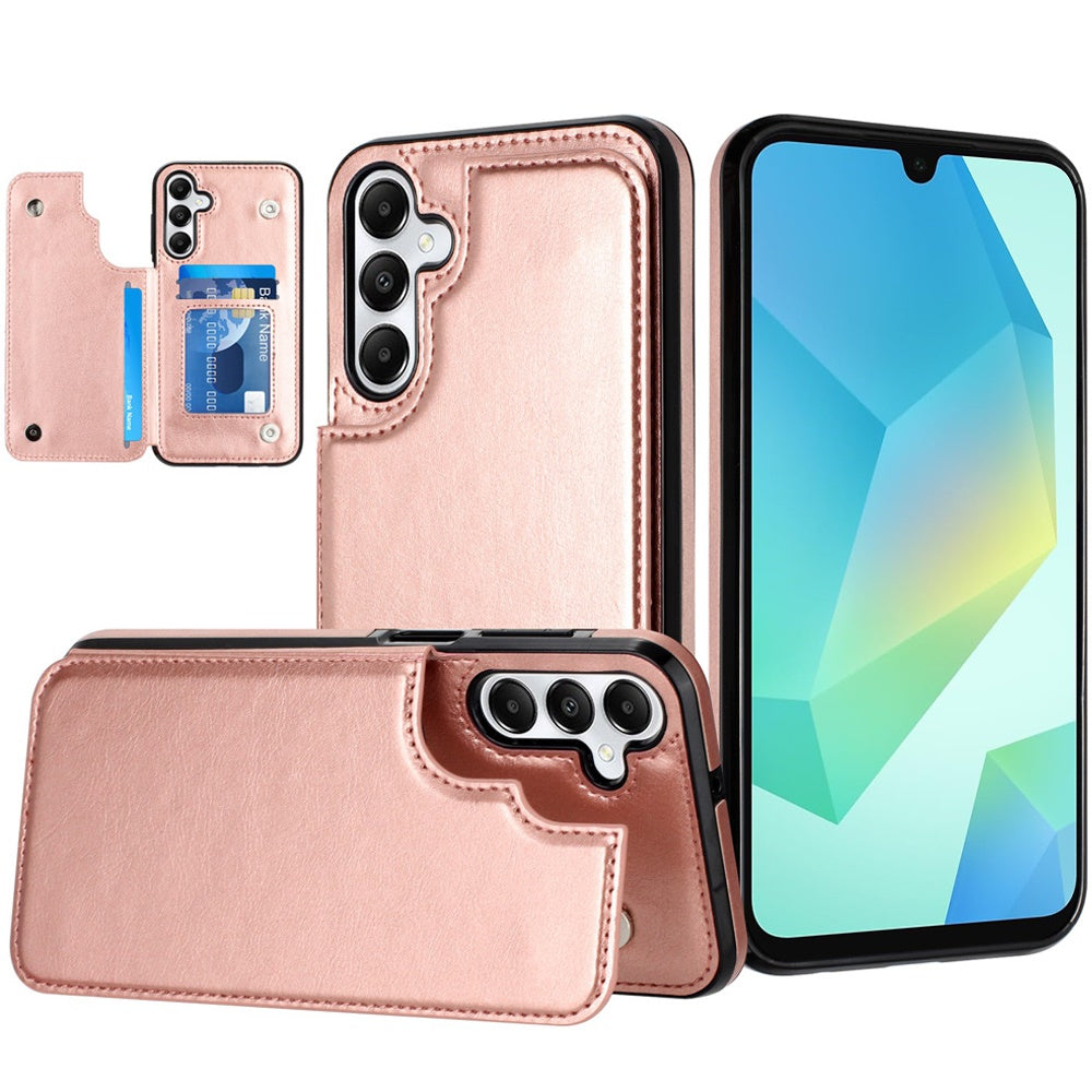 For Samsung Galaxy A16 5G Wallet Case PU Leather Flip Cover with Cardholder, Magnetic Closure, and Kickstand Case Cover