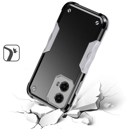 For Motorola Moto G 5G 2024 Slim Fit Back Hybrid Lightweight Shockproof 2-in-1 Hybrid Hard PC Bumper Frame Armor Protection Case Cover