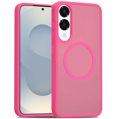 For Samsung Galaxy S25 EDGE MagSafe Compatible Case Hybrid Soft TPU Bumper Hard Translucent Matte Back Slim Shockproof Case Cover