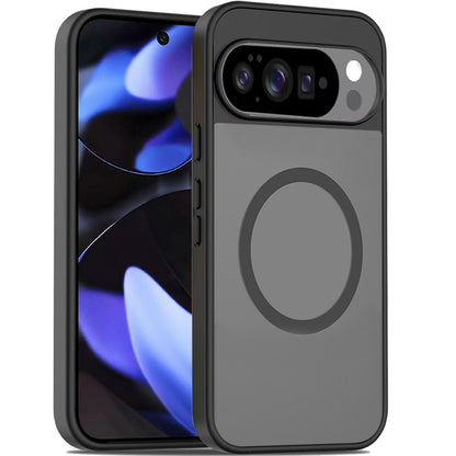 For Google Pixel 10 Pro XL MagSafe Compatible Case Hybrid Soft TPU Bumper Hard Translucent Matte Back Slim Shockproof Case Cover