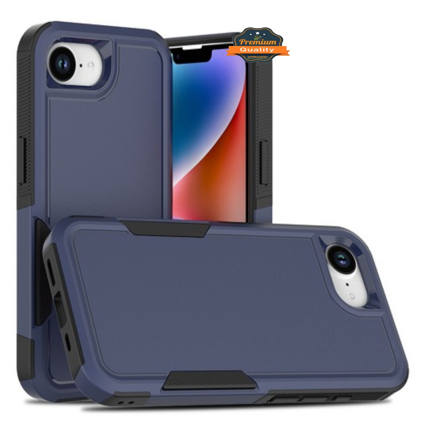 For Apple iPhone 17 AIR Rugged Heavy-Duty Dual Layer Military-Grade, Rubber TPU Defender, Hybrid Shockproof Case Cover