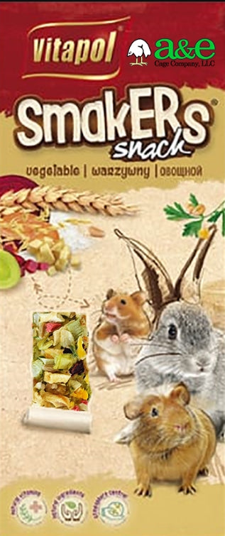 AE Cage Company Smakers Vegetable Sticks for Small Animals [Bird Supplies] 2 count