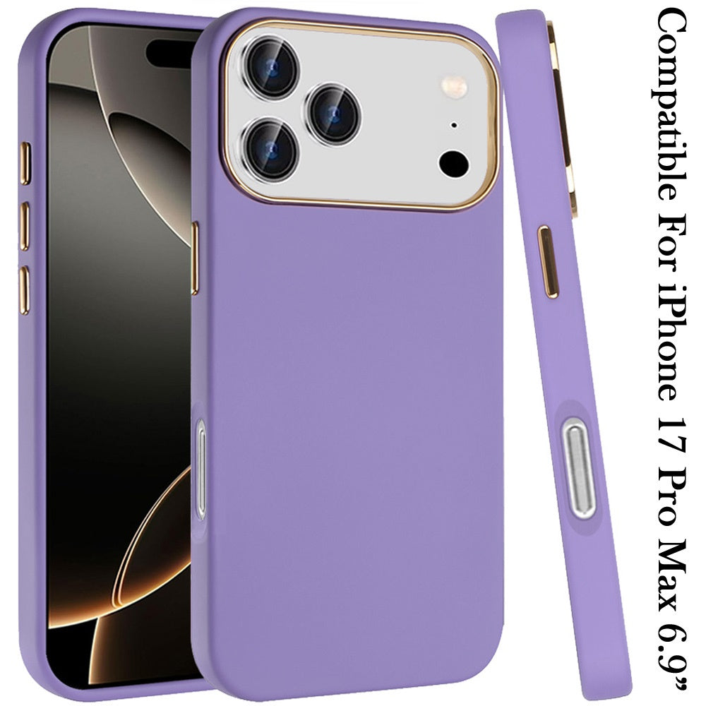 For Apple iPhone 17 Pro Max Hybrid Armor Shockproof, Durable Bumper Rubber Gummy Gel Slick Hard PC Silicone TPU Case Cover