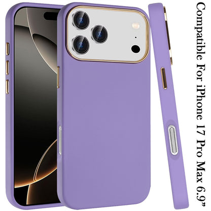 For Apple iPhone 17 Pro Max Hybrid Armor Shockproof, Durable Bumper Rubber Gummy Gel Slick Hard PC Silicone TPU Case Cover
