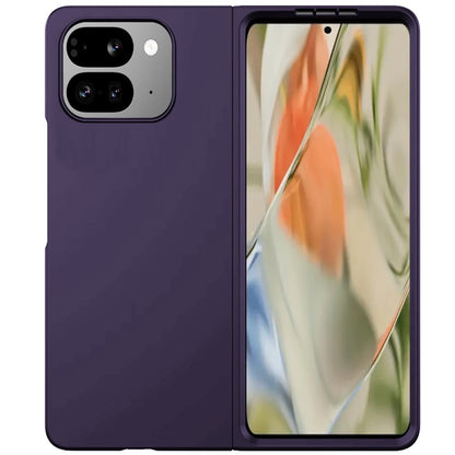 For Samsung Galaxy Z Flip 7 FE Snap-On Flip Premium Matte Finish Slim Lightweight Protective PC + Rubber TPU Hard Shell Case Cover Dark Purple