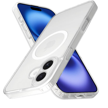 For Apple iPhone 17 (6.3") MagSafe Compatible Case Hybrid Soft TPU Bumper Hard Translucent Matte Back Slim Shockproof Case Cover