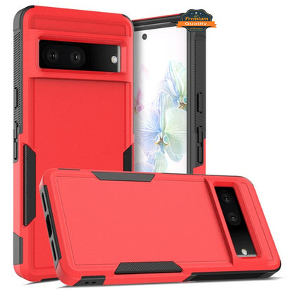 For Google Pixel 10A Rugged Heavy-Duty Dual Layer Military-Grade, Rubber TPU Defender, Hybrid Shockproof Case Cover