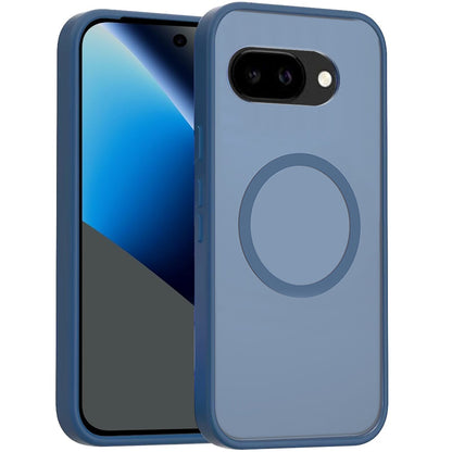 For Google Pixel 10a MagSafe Compatible Case Hybrid Soft TPU Bumper Hard Translucent Matte Back Slim Shockproof Case Cover