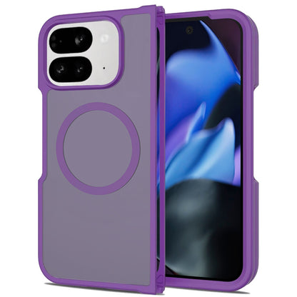 For Google Pixel 10 Pro Fold Magnetic Case Hybrid Soft TPU Bumper Hard Translucent Matte Back Slim Shockproof Case Cover