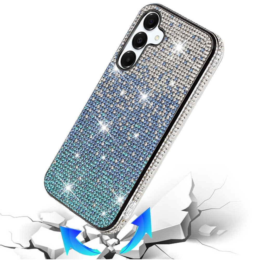 For Samsung Galaxy S25+ /S25 Plus /S24+ Plus Glitter Bling, UltraThin TPU Sparkle Diamond Rhinestone Shiny Full Crystal Stones Back Case Cover