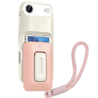 For Apple iPhone 17 Pro Max Wallet Case with 2- Credit Card Holder, Wrist Strap & Kickstand Hybrid Shockproof TPU Case Cover