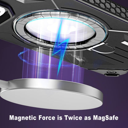 For Apple iPhone 15 (6.1") Hybrid Magnetic Ring Stand Invisible Foldable Military Grade Shockproof Fit with Magsafe  Phone Case Cover