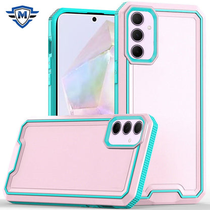 For Apple iPhone 17E /16E Premium Fused Hybrid Tough Strong Hard PC TPU Rubber Shockproof Drop Protection Impact Case Cover Pink