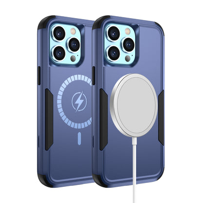 For Apple iPhone 16 (6.1") Heavy Duty Rugged & Dual-Layer Protection with Magnetic Circle Compatible with Magsafe Shockproof Case Cover