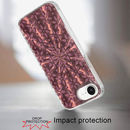 For Apple iPhone 17E /16E Stylish Pattern Fashion IMD Printed Design TPU Double Layer Slim Shockproof with Magnetic Back Case Cover