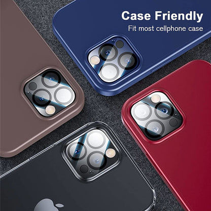 For Samsung Galaxy S26 Ultra Camera Lens Protector HD Clear 2.5D Tempered Glass with Black Edge, Case-Friendly, Ultra-Thin, Easy to Install Protector Clear Black