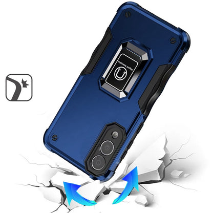 For Samsung Galaxy S25 EDGE Hybrid Stand Magnetic Ring Holder Kickstand Heavy Duty Rugged Drop Silicone & Hard PC Shockproof Case Cover