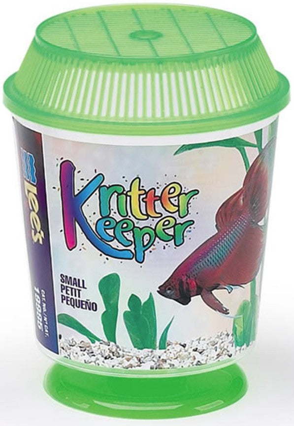 Lees Kritter Keeper Round for Fish, Insects or Crickets [Aquarium Supplies] Small - 1 count