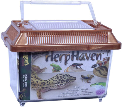 Lees HerpHaven Rectangular Terrarium [Reptile Supplies for Reptile] Mini - 1 count