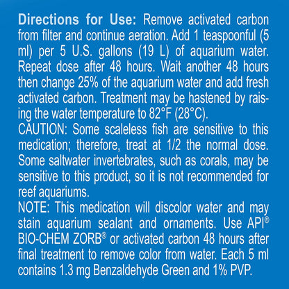 API Super Ick Cure Treats White Spot Disease [Aquarium Supplies] 4 oz