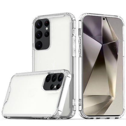 For Apple iPhone 17E /16E Clear Colored Shockproof Transparent Hard PC + Rubber TPU Hybrid Bumper Shell Slim Protective Case Cover Clear