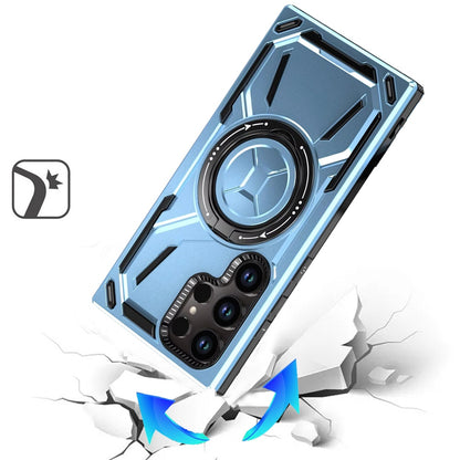 For Samsung Galaxy S26 Ultra Hybrid Magnetic Ring and 360° Rotational Kickstand with MagSafe Compatible, Military Grade Drop Protection Case Cover