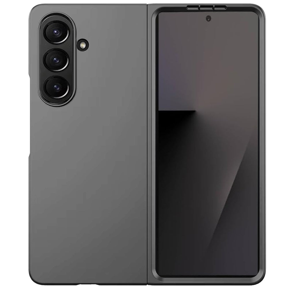 For Samsung Galaxy Z Fold 7 Snap-On Flip Premium Matte Finish Slim Lightweight Protective PC + Rubber TPU Hard Shell Case Cover