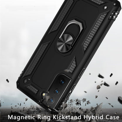 For Samsung Galaxy S22 Hybrid Shockproof Durable 360 Degree Rotatable Ring Stand Holder Kickstand Fit Magnetic Car Mount Case Cover