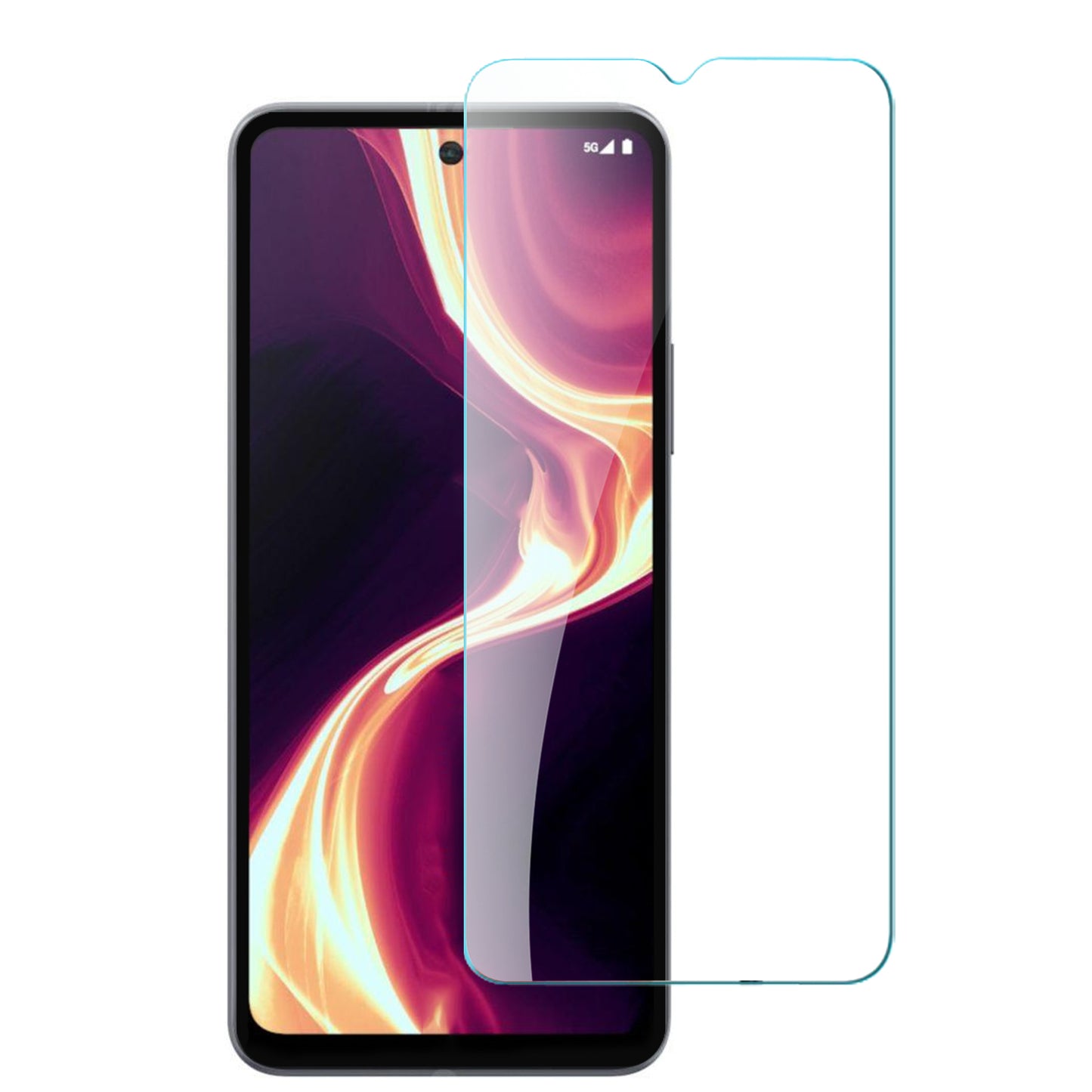 For Boost Mobile Summit 5G Screen Protector Tempered Glass Premium HD Clear, Case Friendly, 9H Hardness, 3D Touch Accuracy, Anti-Bubble Film Glass Protector Clear