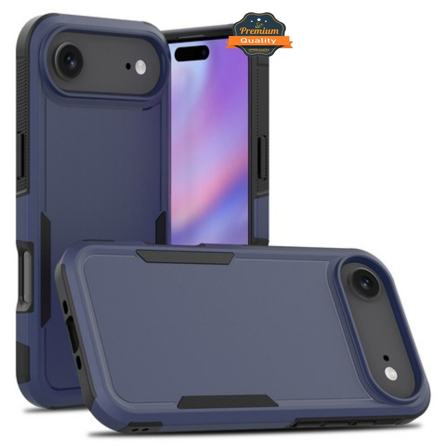 For Apple iPhone 17 Rugged Heavy-Duty Dual Layer Military-Grade, Rubber TPU Defender, Hybrid Shockproof Case Cover