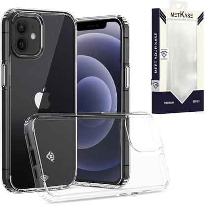 For Apple iPhone 16 Pro (6.3") Premium Hybrid HD Crystal Clear Hard PC Back Gummy Thick 2.0mm TPU Frame Slim Fit Case Cover Transparent