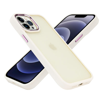 For Apple iPhone 17E /16E Slim Fit Thin Hybrid,Frosted Matte Polished Acrylic Hard PC with TPU Rubber Frame Case Cover