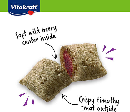 Vitakraft Bursts Treat for Rabbits, Guinea Pigs and Hamsters Wild Berry Flavor [Small Pet Supplies] 1.76 oz