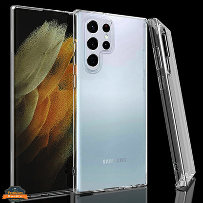 For Samsung Galaxy S25 Ultra Slim Transparent TPU Gel Rubber Protective Case Soft Skin Flexible Candy Gummy Case Cover Clear