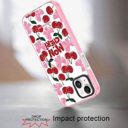 For iPhone 15 (6.1") Magnetic Hybrid Stylish Design IMD Pattern, Compatible with MagSafe, Slim TPU Case Cover