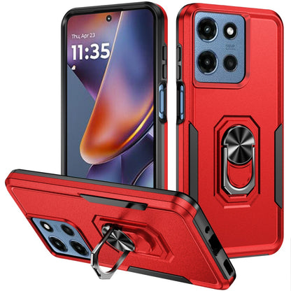 For Google Pixel 10a Hybrid Rugged Tough 2in1 Drop-Proof Protection Military Grade Armor with Metal Ring Stand Case Cover