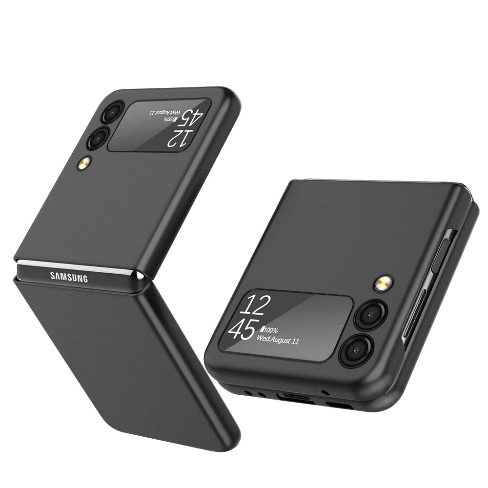For Samsung Galaxy Z Fold 7 Snap-On Flip Premium Matte Finish Slim Lightweight Protective PC + Rubber TPU Hard Shell Case Cover