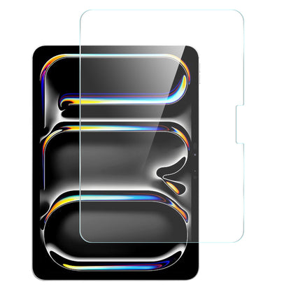 For Tempered Glass Screen Protector 9H Hardness, Touchpad Compatible, Case Friendly, Bubble Free, AB Glue, Ultra HD Clear Tablet Case Cover