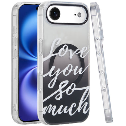 For Apple iPhone 17 Stylish Pattern Fashion IMD Printed Design TPU Slim Shockproof Protective with Magnetic Back Case Cover