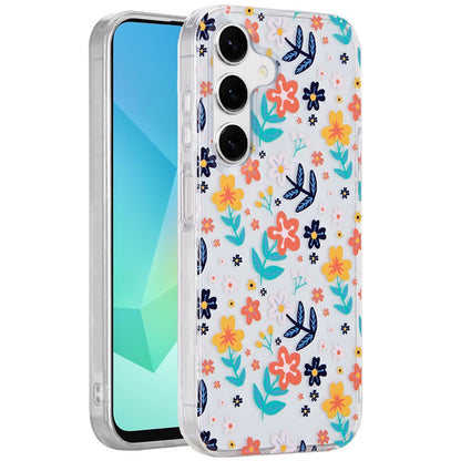 For Samsung Galaxy A16 5G Fashion Layer Design Slim IMD TPU Protective, Shockproof Hybrid Stylish Durable Hard PC Case Cover