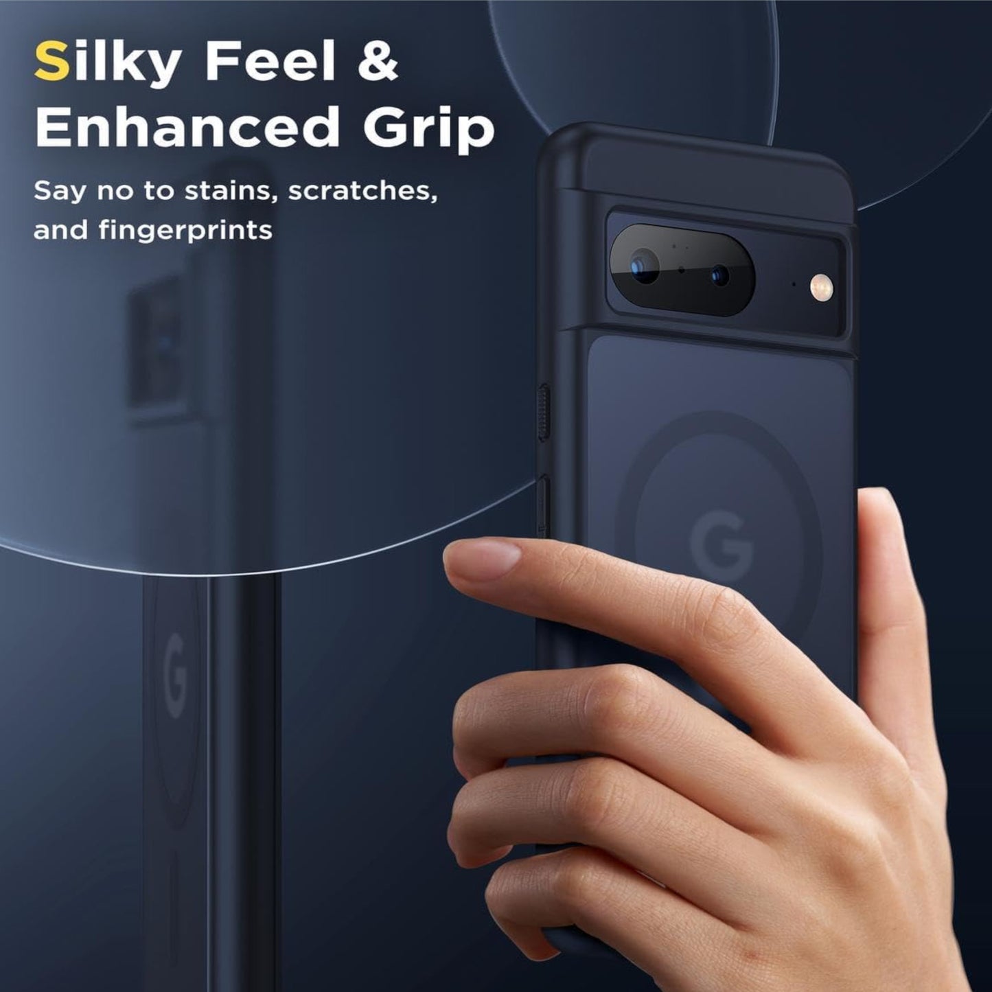 For Google Pixel 10A Frosted Translucent Case with MagSafe Compatible Slim, Shockproof Protective Matte TPU Military Grade Tough Case Cover Black